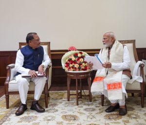 CM Sai with PM Modi