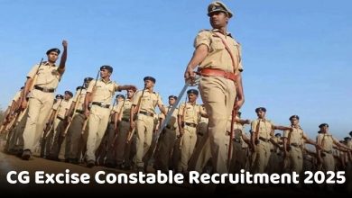 CG Excise Constable Recruitment 2025