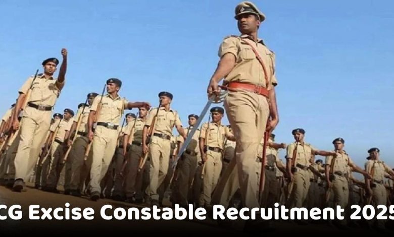 CG Excise Constable Recruitment 2025