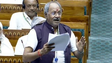 Brijmohan Agrawal in Parliament