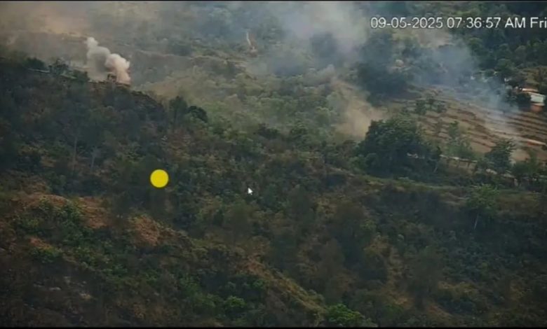 Pakistani army bunker destroyed